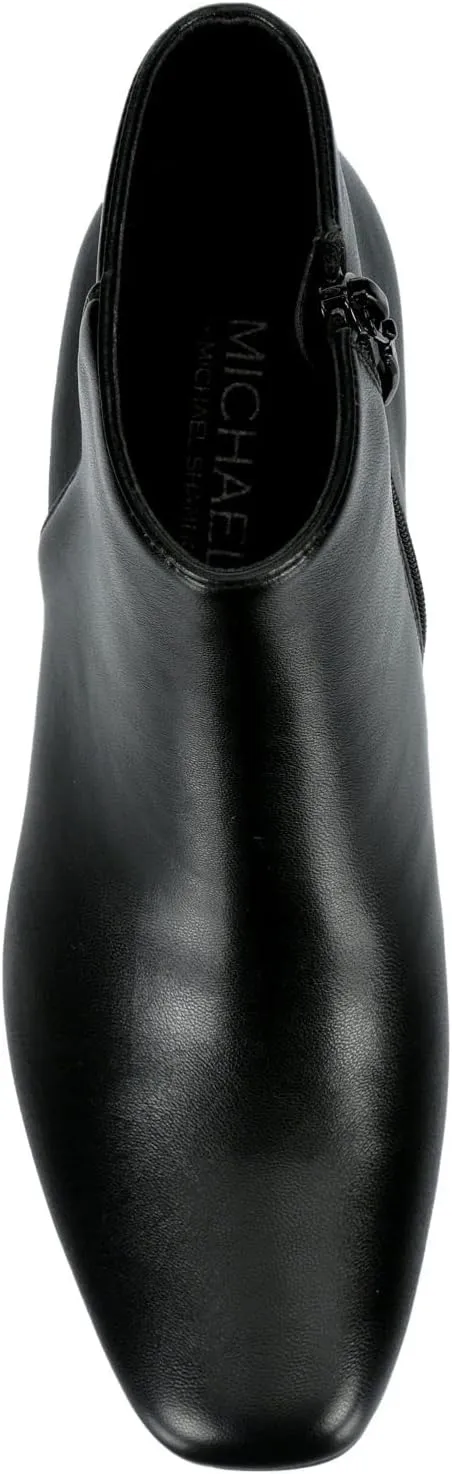 Michael By Michael Shannon Hope - Women's Faux Leather Zip-up Dress Ankle Boot