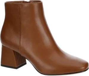 Michael By Michael Shannon Hope - Women's Faux Leather Zip-up Dress Ankle Boot