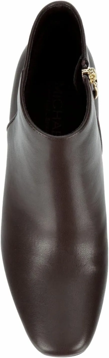 Michael By Michael Shannon Hope - Women's Faux Leather Zip-up Dress Ankle Boot
