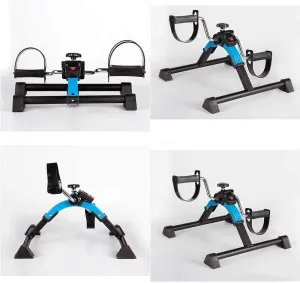 Middle-Aged and Elderly Trainer, Mini Exercise Bike Home Multi-Function Fitness Bike Removable Smart Count Table Knob Resistance Regulator Home Fitness Rehabilitation Device