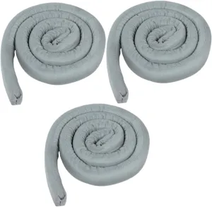 Mikinona Bed Mattress Space Filler 3pcs Flexible Bed Seam Filler Headboard Gap Pillow Soft and Comfortable Quick Install