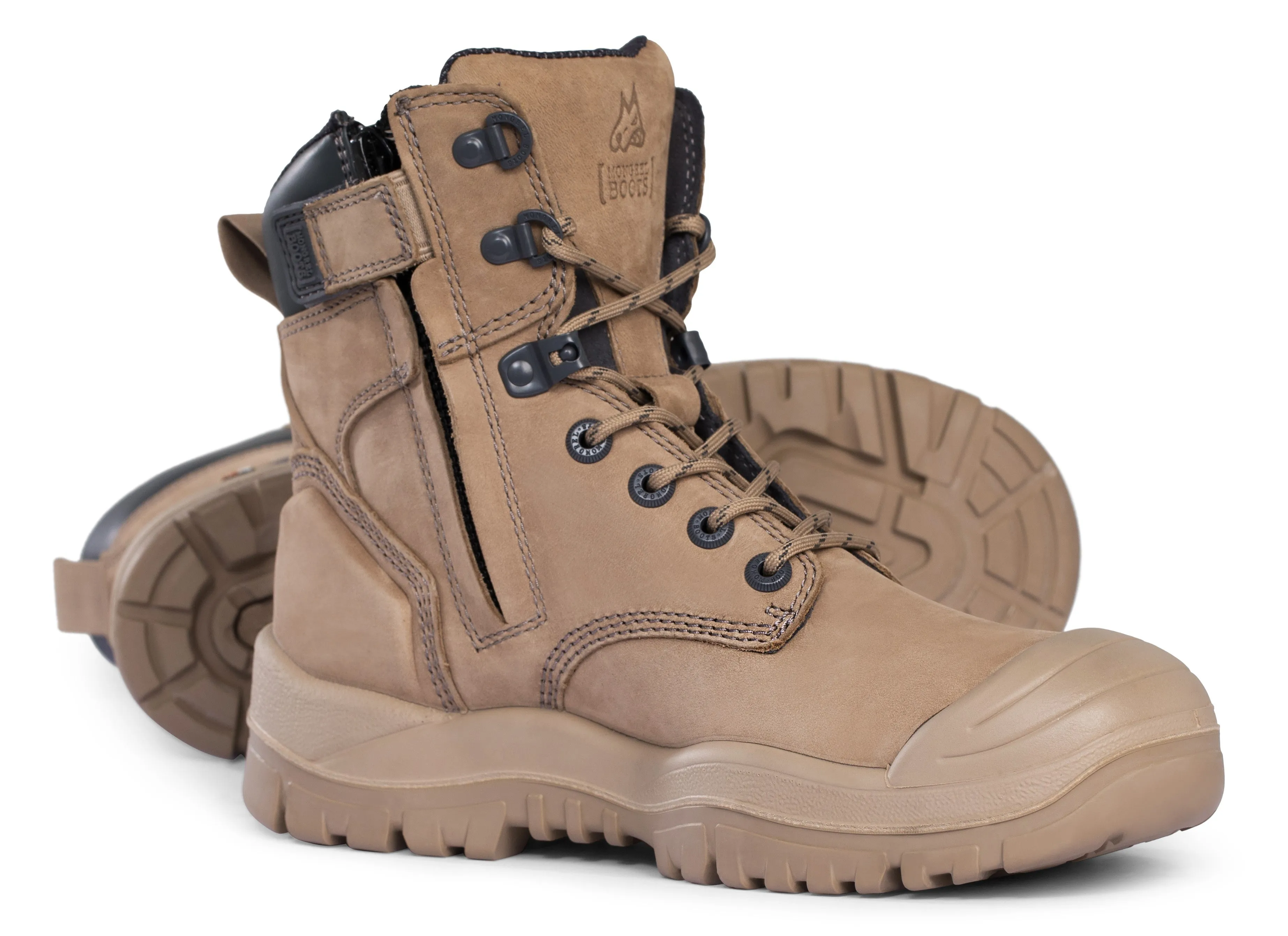 Mongrel Zip Sided High Ankle Bump Cap Safety Boot 561060