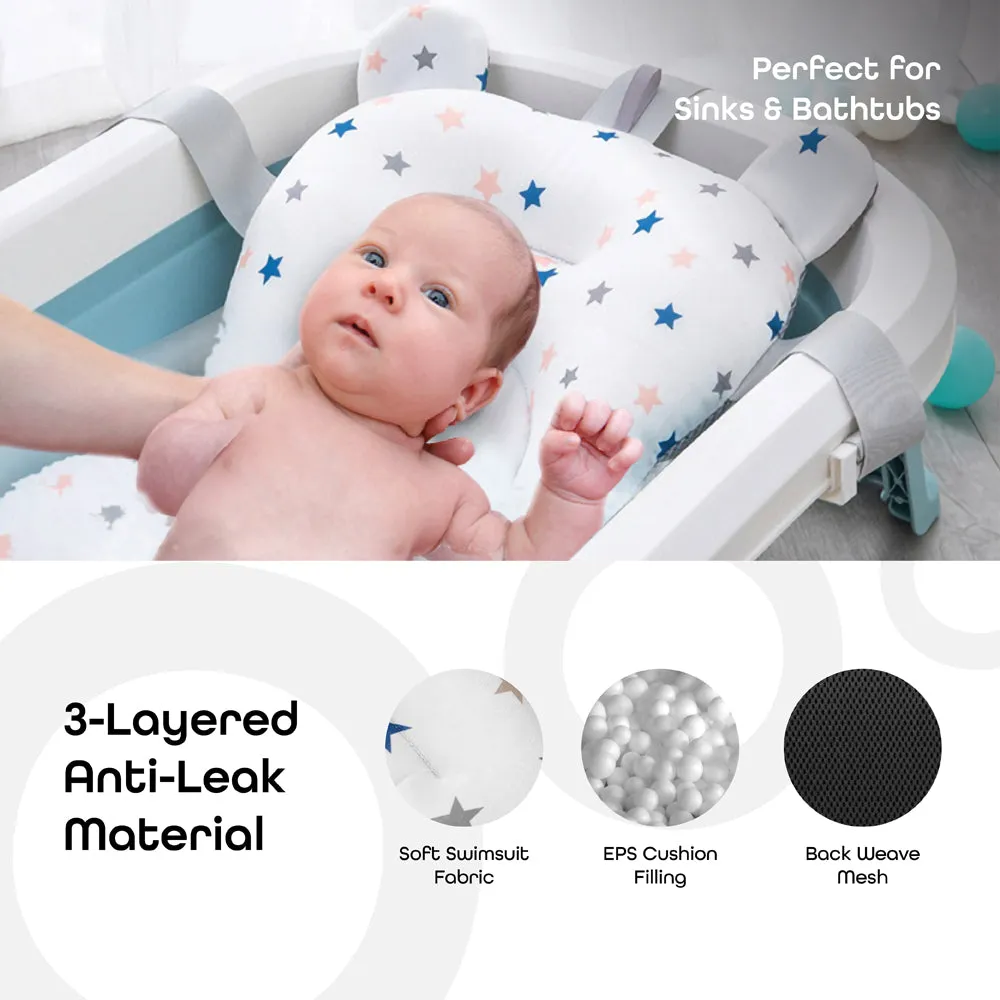 Moon -  Anti-Slip Baby Bath Pad  - Multicolour