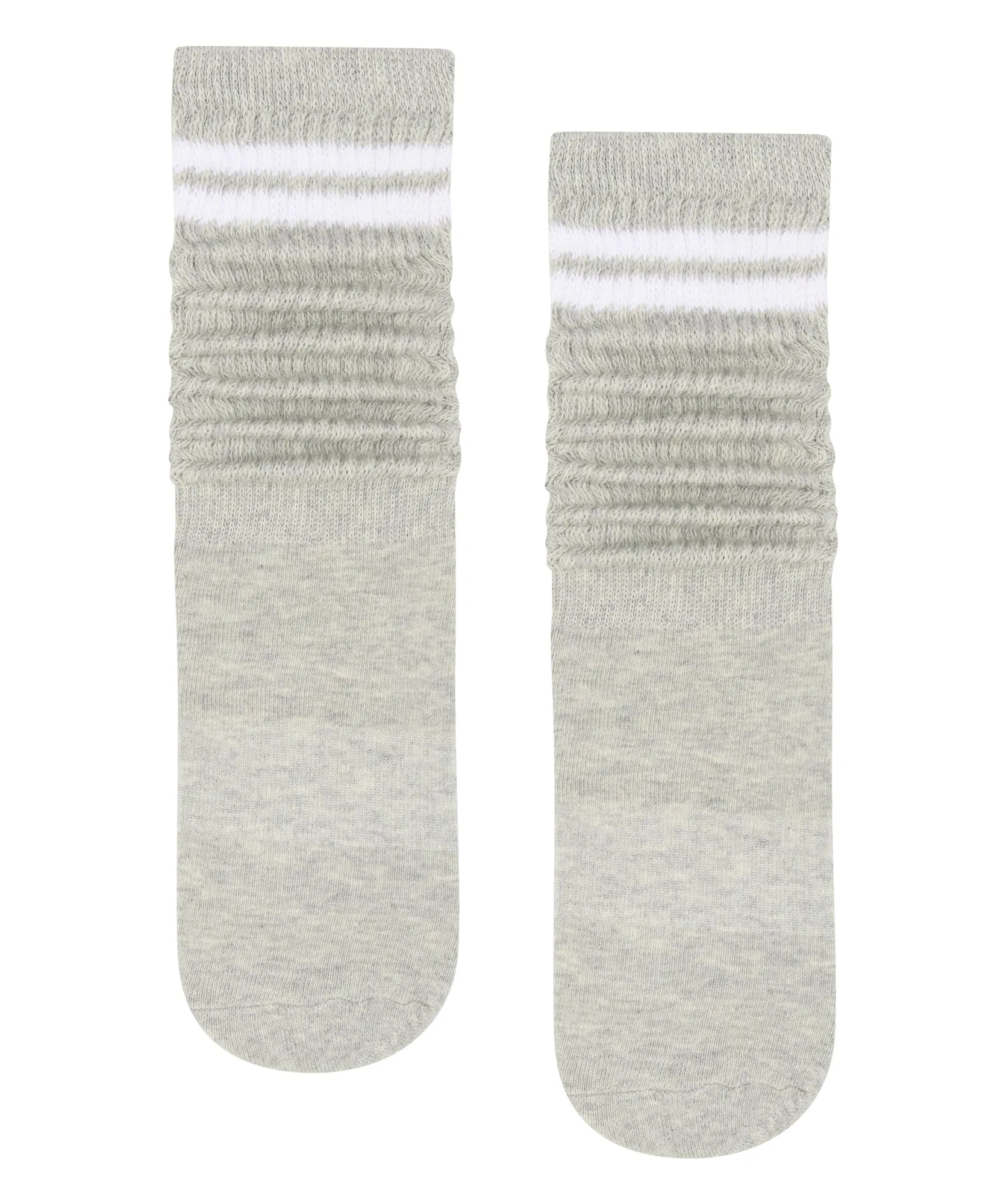 MoveActive - Pilates Project x Cheerleader Scrunch Non Slip Grip Socks - Grey Marle