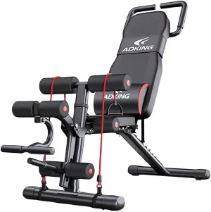 Multi-Functional Roman Chair & Hyperextension Bench – Adjustable Back Extension, Abdominal Workout, Core Strengthener, Home Gym Equipment for Full-Body Training – Foldable & Compact Design