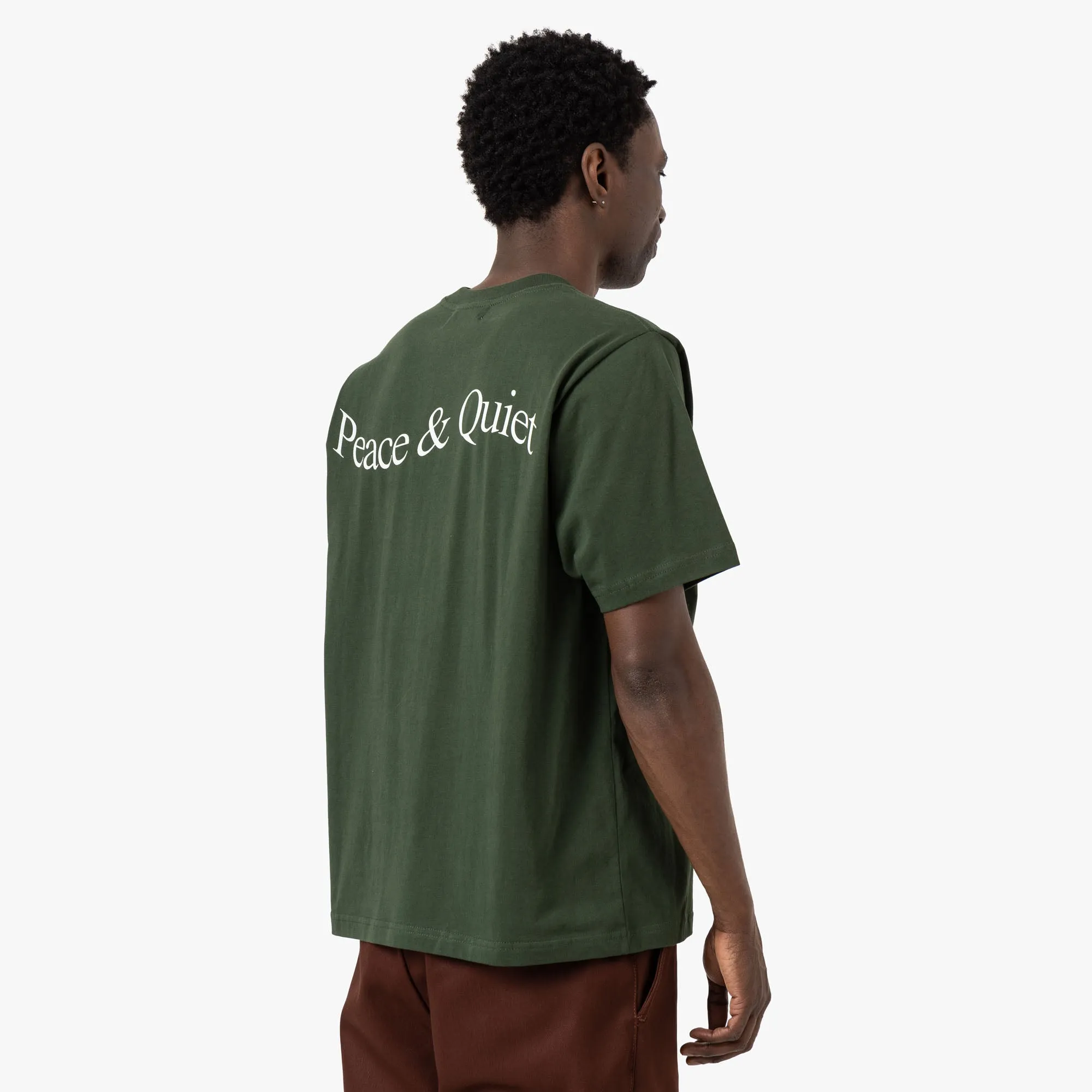 Museum Of Peace & Quiet Wordmark T-Shirt / Forest