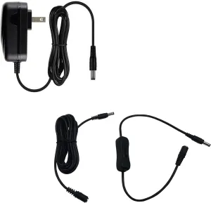 MyVolts 12V Power Supply Adaptor Compatible with Livestrong LS13.0E-C2 Trainer - US Plug with Extension and ON/Off Switch