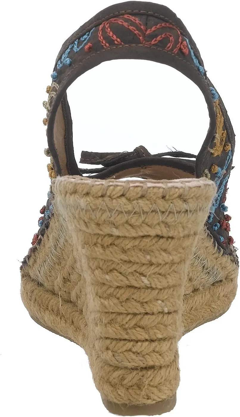 Naughty Monkey Women's Olympus Raffia Wedge