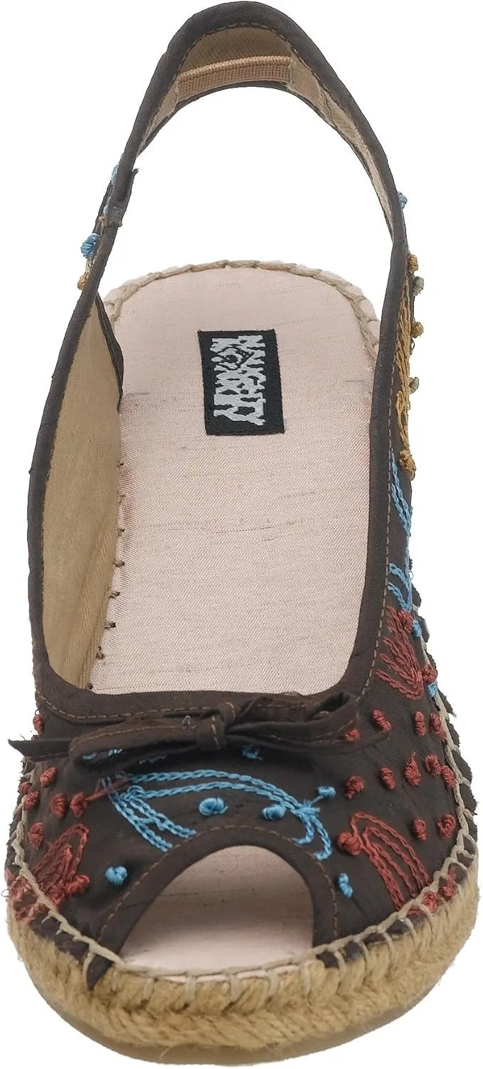 Naughty Monkey Women's Olympus Raffia Wedge