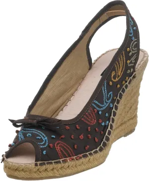 Naughty Monkey Women's Olympus Raffia Wedge