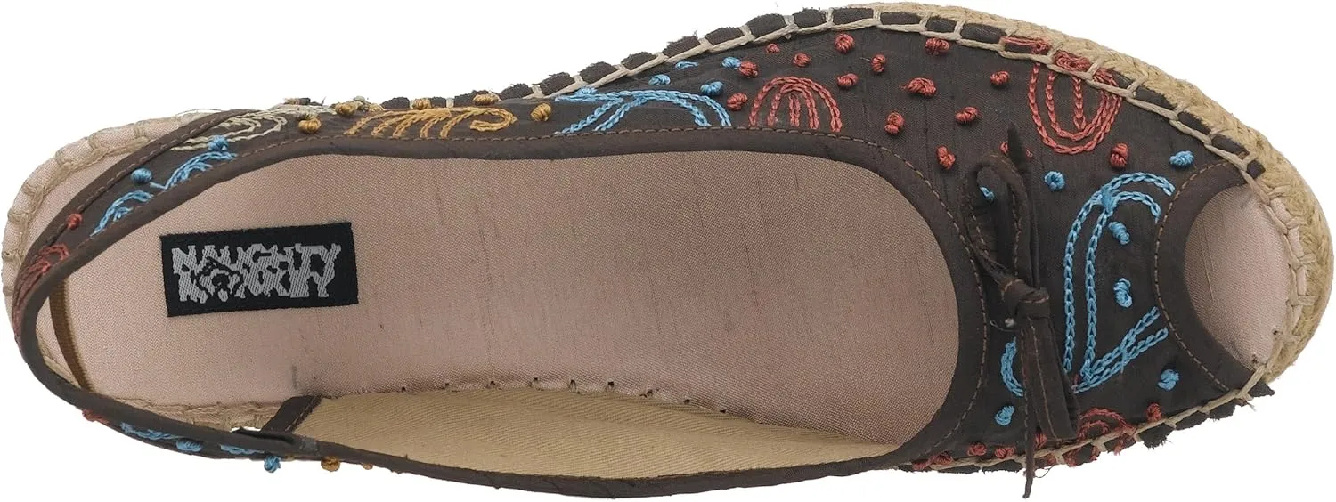 Naughty Monkey Women's Olympus Raffia Wedge