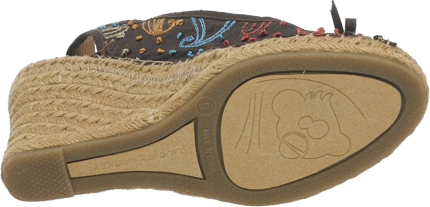 Naughty Monkey Women's Olympus Raffia Wedge