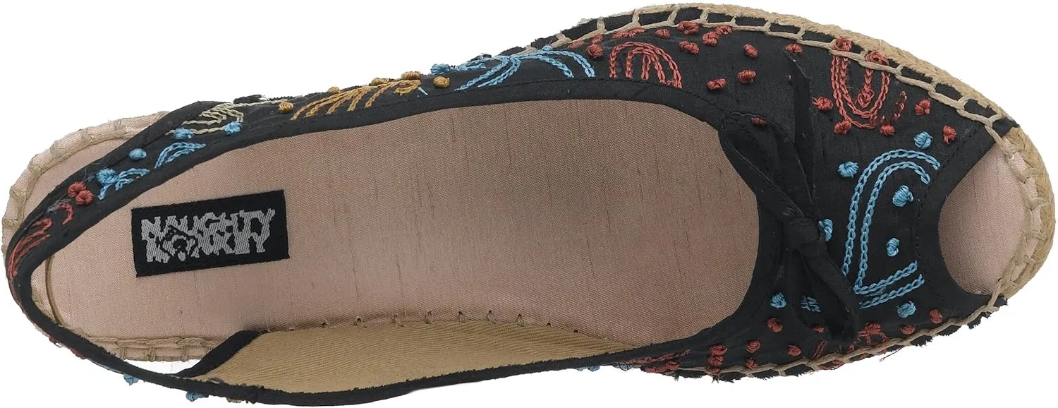 Naughty Monkey Women's Olympus Raffia Wedge