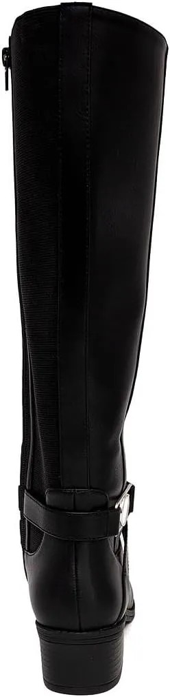 Nautica Women's Tall Shaft Riding Boots: Stylish Knee-High Dress Shoes for Fall & Winter