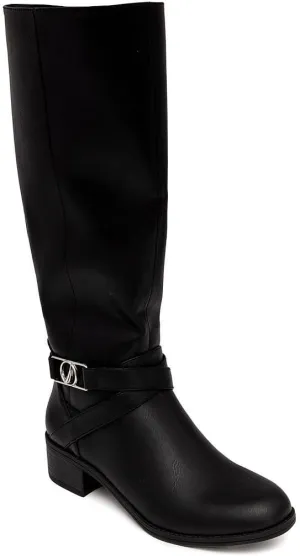 Nautica Women's Tall Shaft Riding Boots: Stylish Knee-High Dress Shoes for Fall & Winter