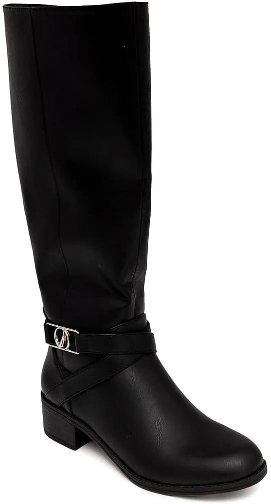 Nautica Women's Tall Shaft Riding Boots: Stylish Knee-High Dress Shoes for Fall & Winter