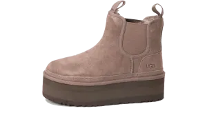 Neumel Platform Chelsea Boot Smoke Plum