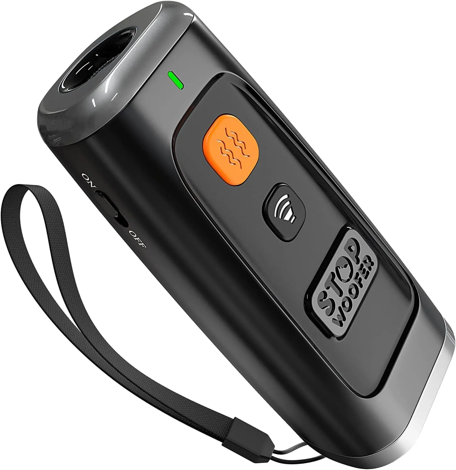 New 2025 Dog Bark Deterrent Device - Dog Barking Control Devices Stops Bad Behavior - Rechargeable Ultrasonic Pet Whistle to Stop Barking with The Touch of a Button up to 16,4 FT (5-120 LBS Black)