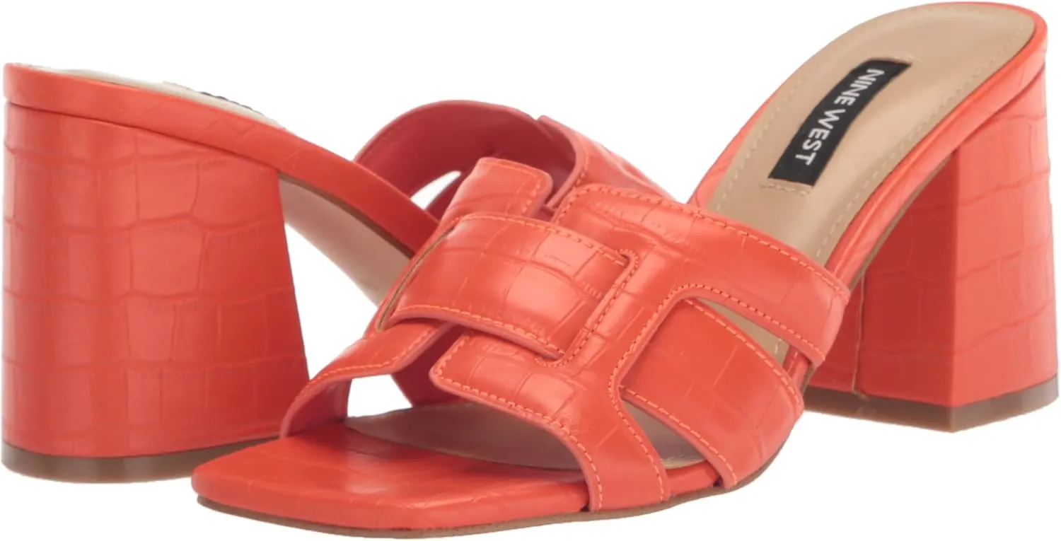 Nine West Women's Kaelyn Heeled Slide Sandal