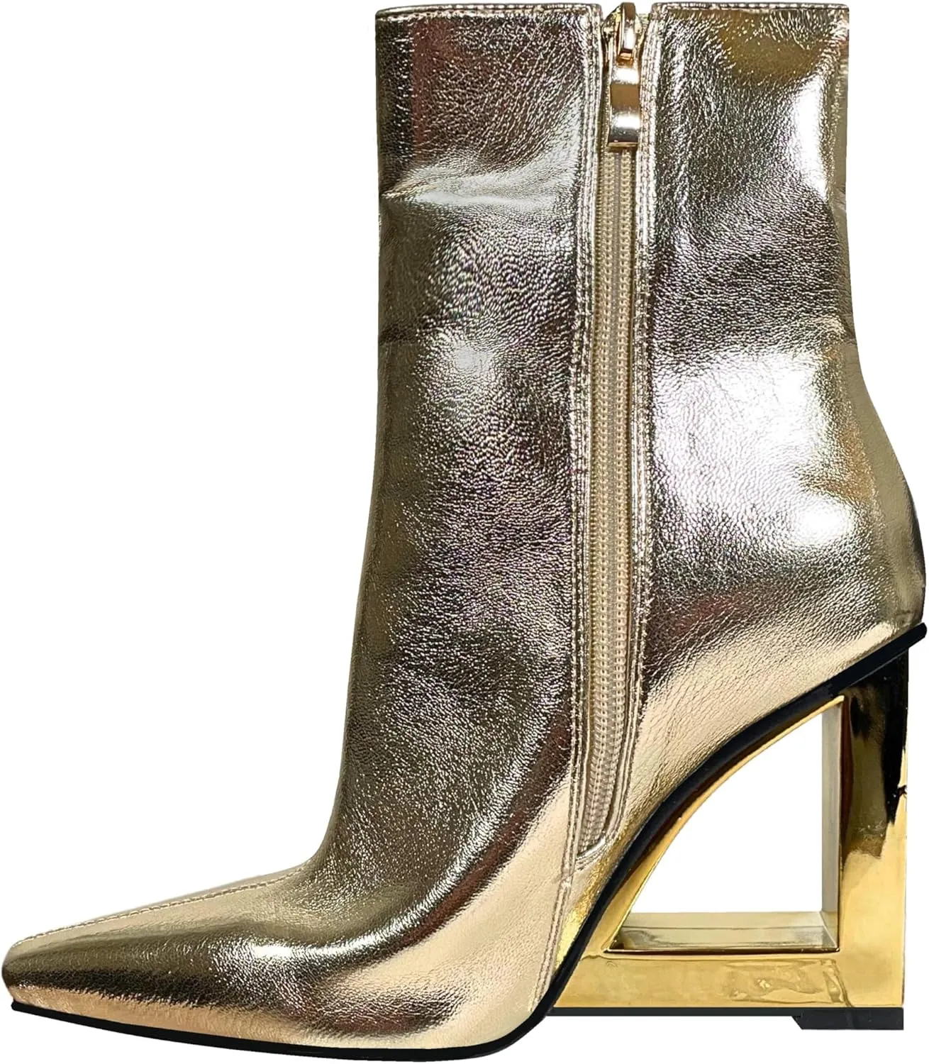 Ninety Union Fire Triangle Metal Heel Bootie