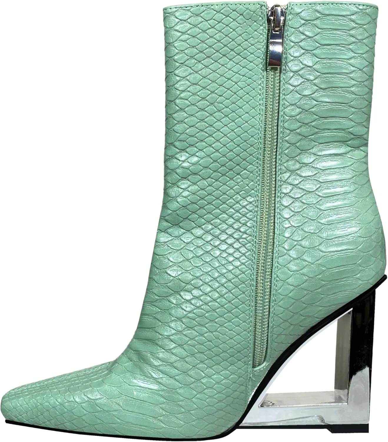 Ninety Union Fire Triangle Metal Heel Bootie