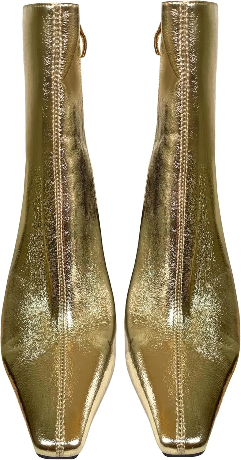 Ninety Union Fire Triangle Metal Heel Bootie