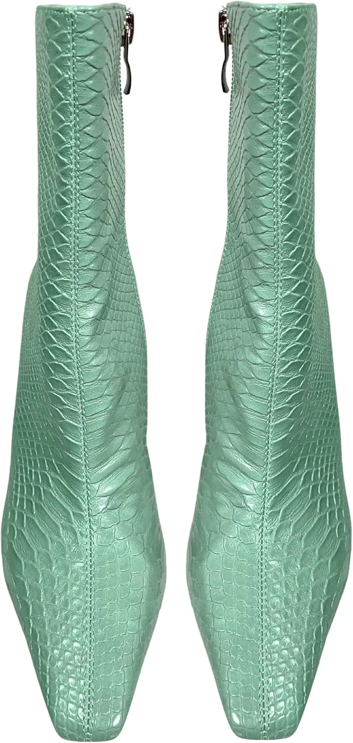 Ninety Union Fire Triangle Metal Heel Bootie