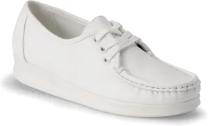 Nurse Mates Annie Lo Shoes | Full-Grain Leather | Slip-Resistant | Comfort Support | White