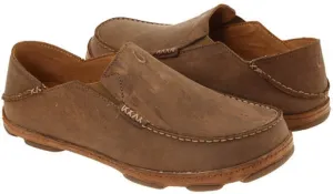 Olukai Moloa Slip On Ray Toffee Leather  Mens Casual 10128-2733