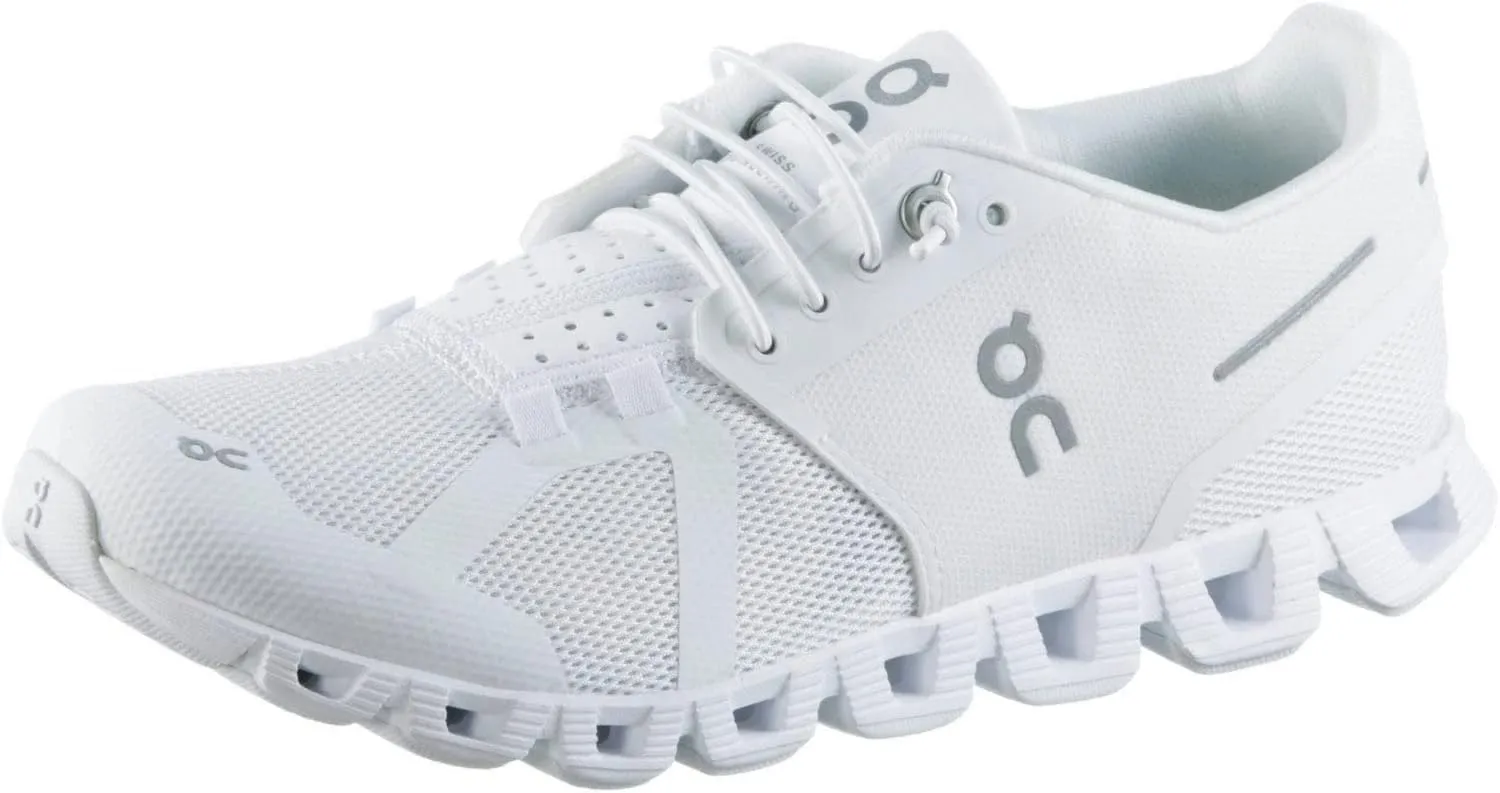On Women's Cloud Sneakers, All White, 5.5 Medium US