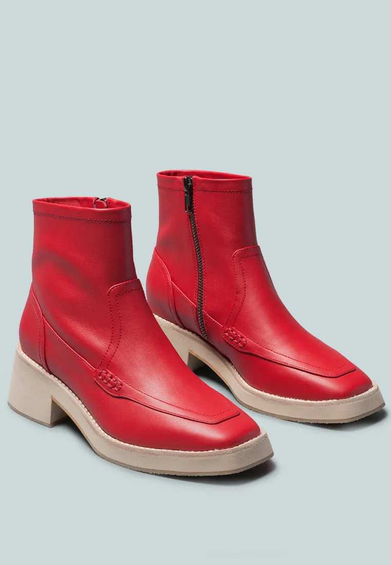 Oxman Zip-Up Ankle Boot By Ruw