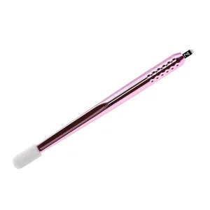 PACK OF 10 - Mellie Microblading Disposable Microblading Pen with Pigment Sponge Disposable Tool For Creating Eyebrows Microblading Supplies (Pink, U18 NANO .15mm)