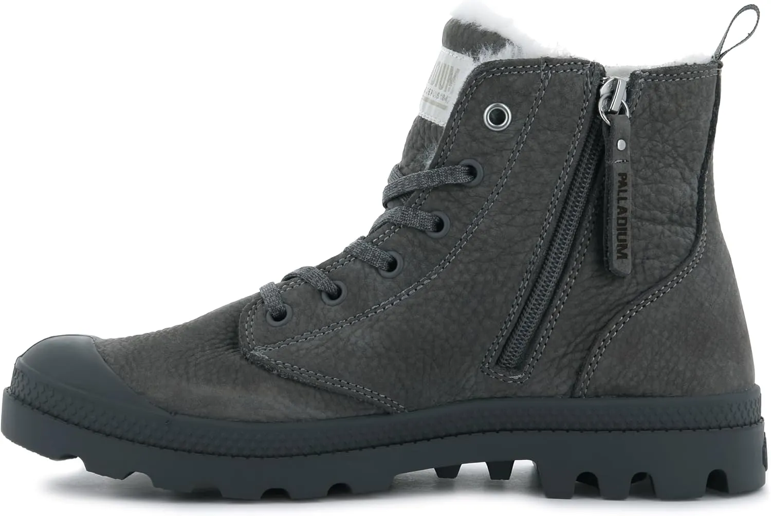 Palladium Men's Pampa Hi Boot, Vegan Canvas Lace Up Boot