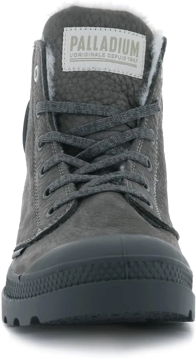 Palladium Men's Pampa Hi Boot, Vegan Canvas Lace Up Boot