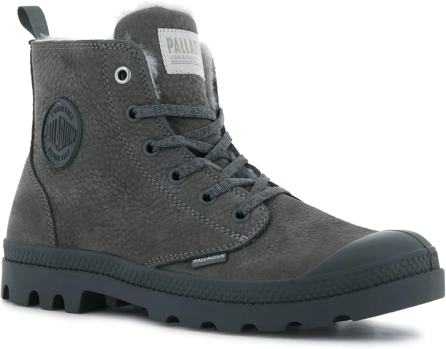 Palladium Men's Pampa Hi Boot, Vegan Canvas Lace Up Boot