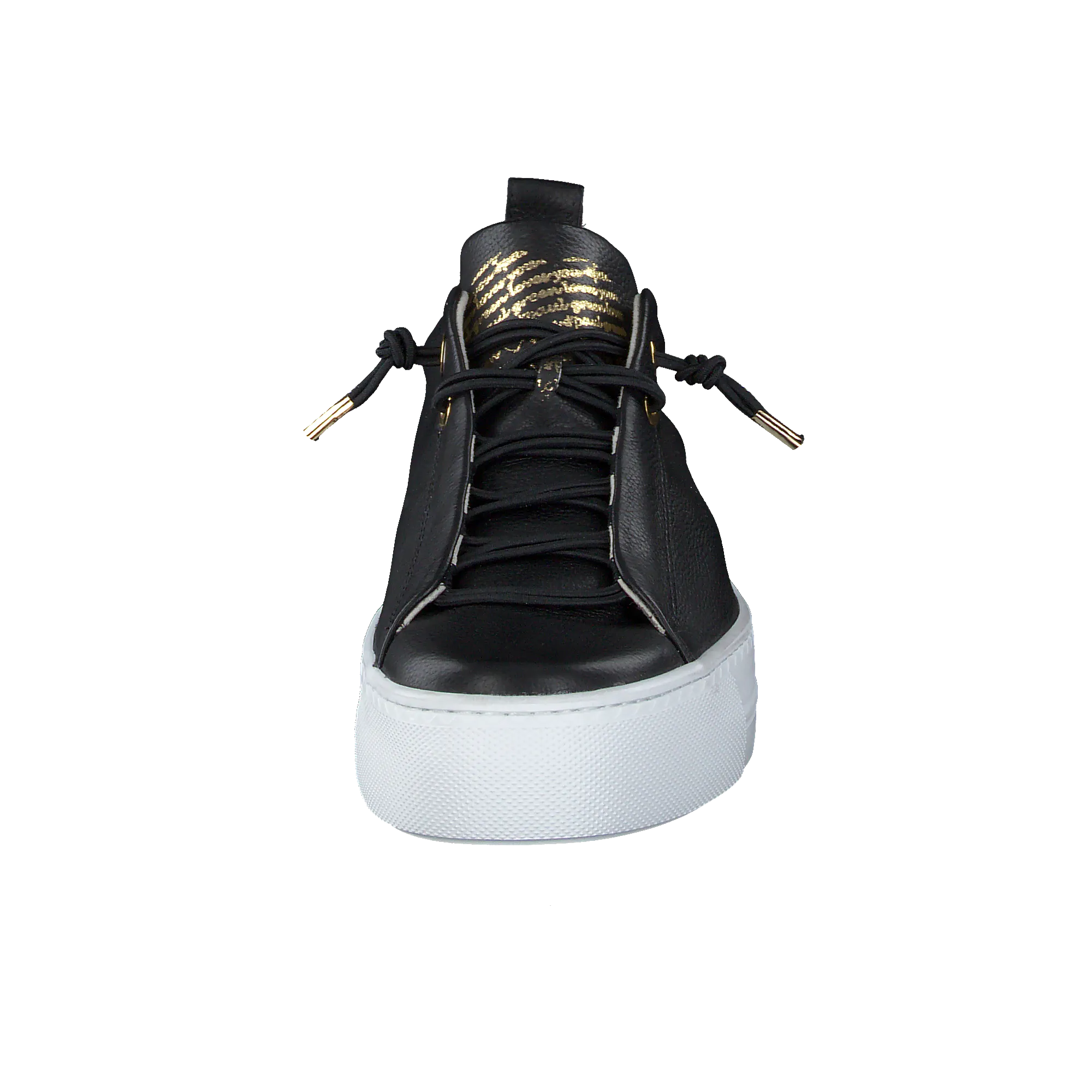 Paul Green Black Leather Trainer