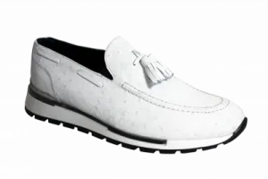 Pavia White Loafer-Duca