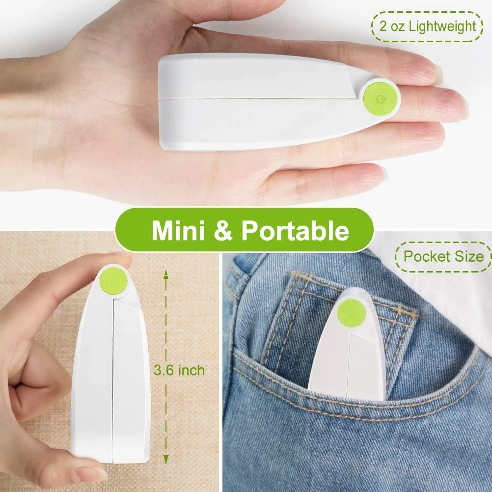 Personal Handheld Fan, Mini Portable Pocket Fan, Small Lightweight USB Rechargeable for Home Sports Outdoor Travel, 2 Speed Powerful Wind (Green)