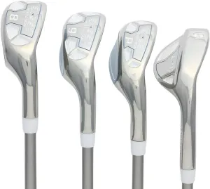 Petite Lady’s Powerbilt Golf EX-550 Hybrid Iron Set, which Includes: #8, #9, PW, SW - Lady Flex Right Handed Utility L Flex Club