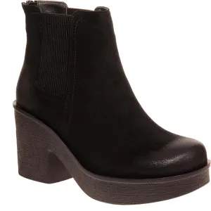 Pierre Dumas Women's Platform Chunky Heels Chelsea Ankle Boots