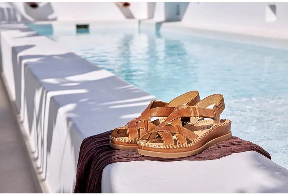 PIKOLINOS Wedge Sandals Leather Cadaques for Woman