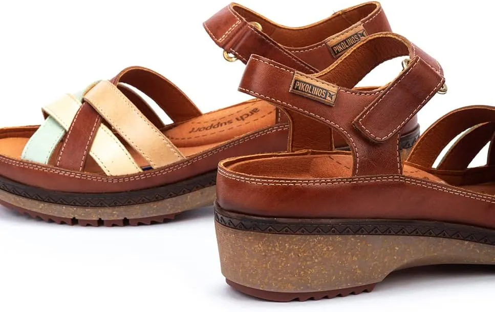 PIKOLINOS Wedge Sandals Leather Granada for Woman