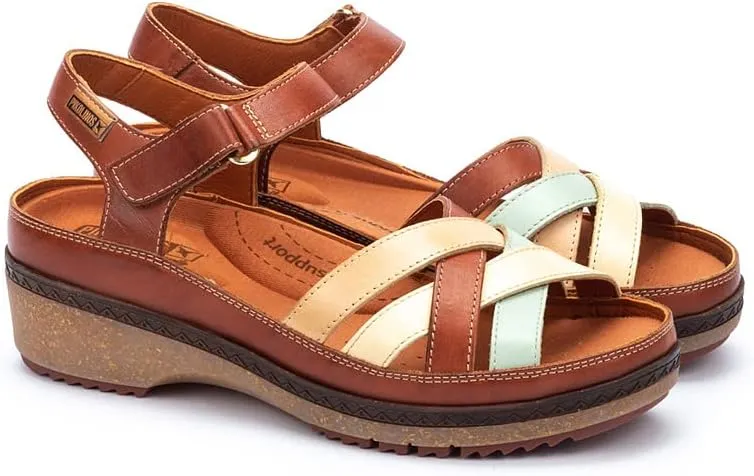 PIKOLINOS Wedge Sandals Leather Granada for Woman