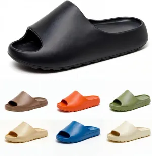 Pillow Slippers for Women and Men Cloud Platform Slides Anti Slip Cloud Slippers Lightweight EVA Comfy Shower Slides Open Toe Sandals for Indoor and Outdoor