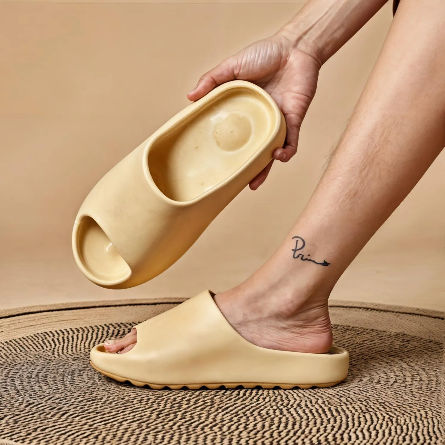 Pillow Slippers for Women and Men Cloud Platform Slides Anti Slip Cloud Slippers Lightweight EVA Comfy Shower Slides Open Toe Sandals for Indoor and Outdoor