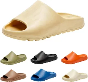 Pillow Slippers for Women and Men Cloud Platform Slides Anti Slip Cloud Slippers Lightweight EVA Comfy Shower Slides Open Toe Sandals for Indoor and Outdoor