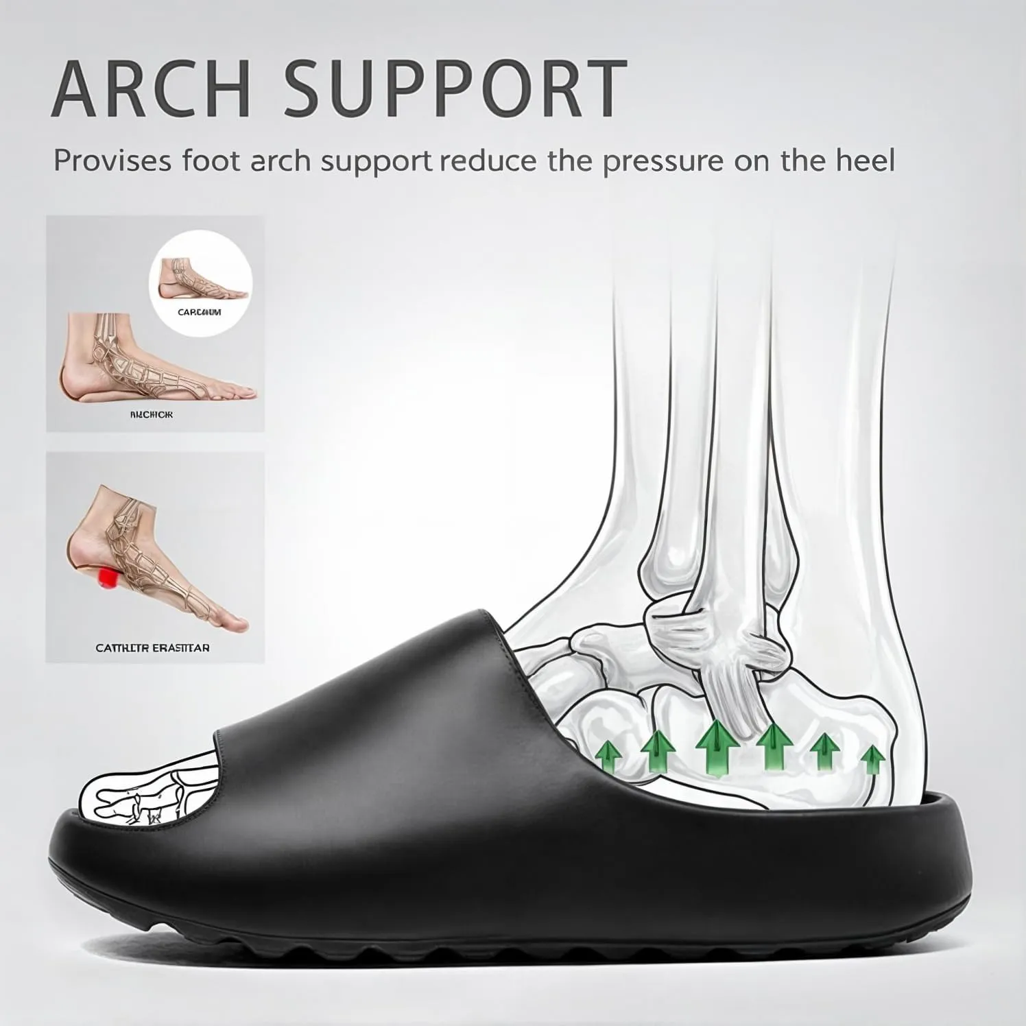 Pillow Slippers for Women and Men Cloud Platform Slides Anti Slip Cloud Slippers Lightweight EVA Comfy Shower Slides Open Toe Sandals for Indoor and Outdoor