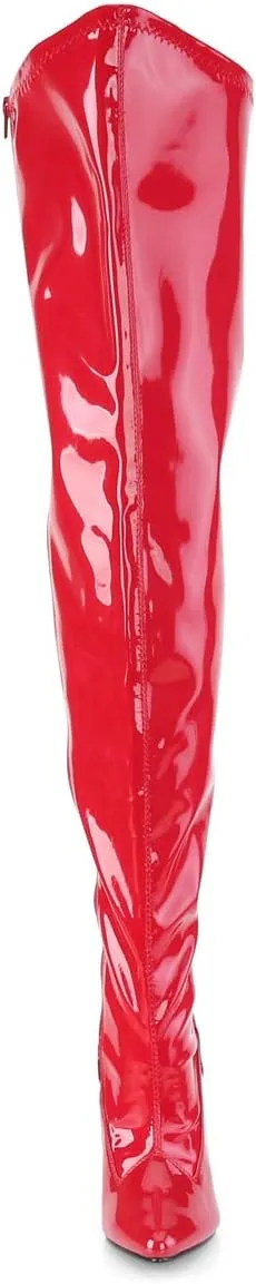Pleaser Thigh high Boot RED SEDUCE-3000WC Stripper