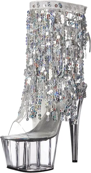 Pleaser Women's Adore-1017SQF Ankle Bootie