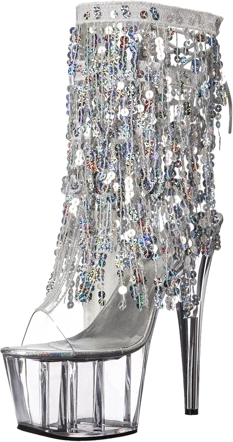Pleaser Women's Adore-1017SQF Ankle Bootie